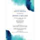 Blue Watercolor Invitations Image 4 of 7